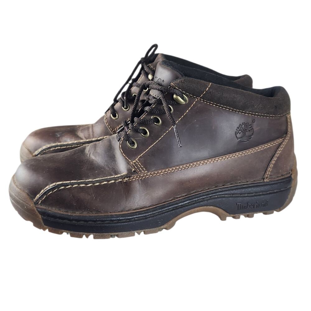 Timberland Earthkeepers Y2K Brown Leather Chukka Boots Men’s 10 Rugged 74120 - Picture 8 of 15